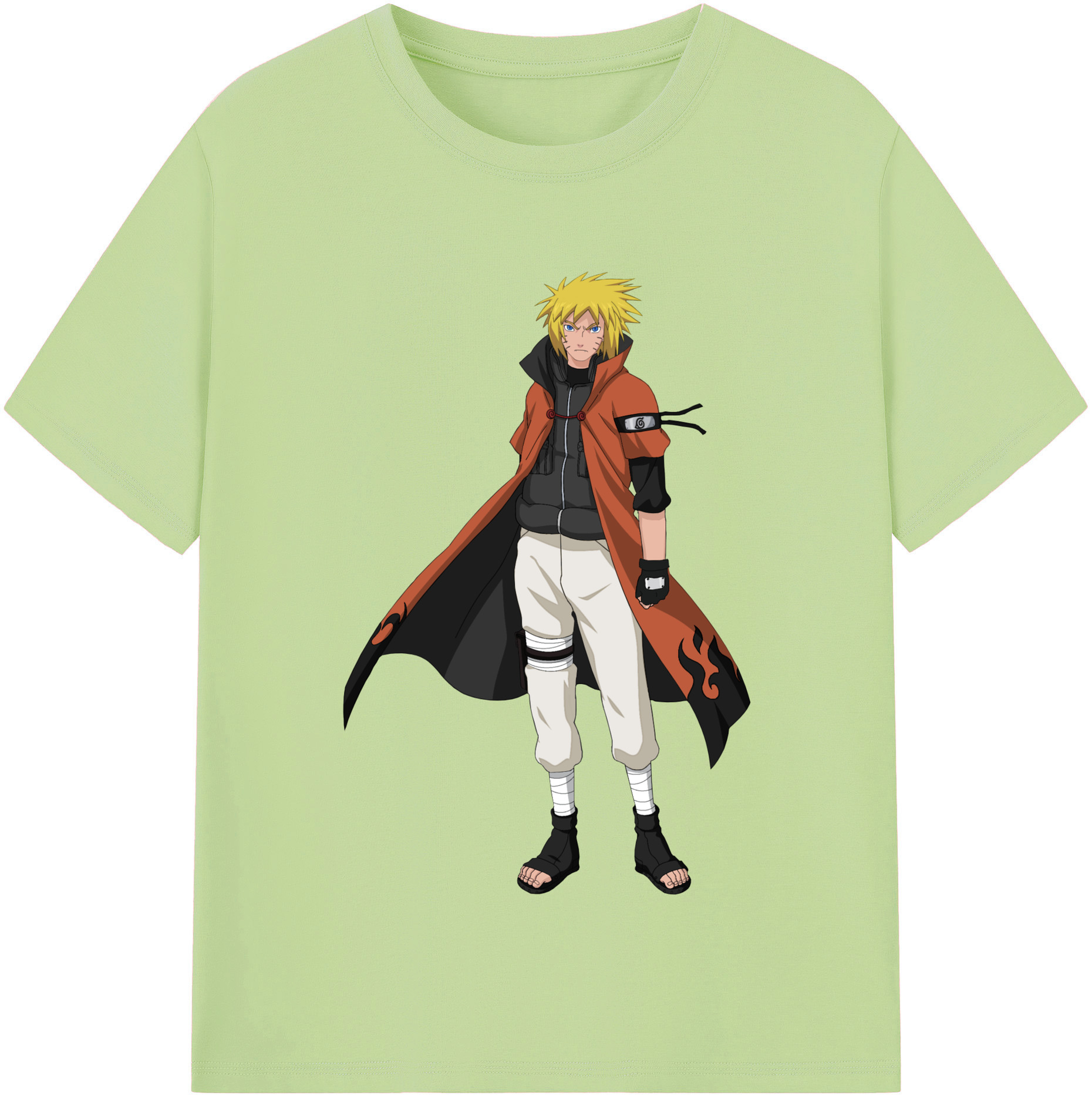 （画像用） NARUTO -ナルト- うずまき ナルト Uzumaki Naruto 綿100％半袖Tシャツ（フロントプリント）